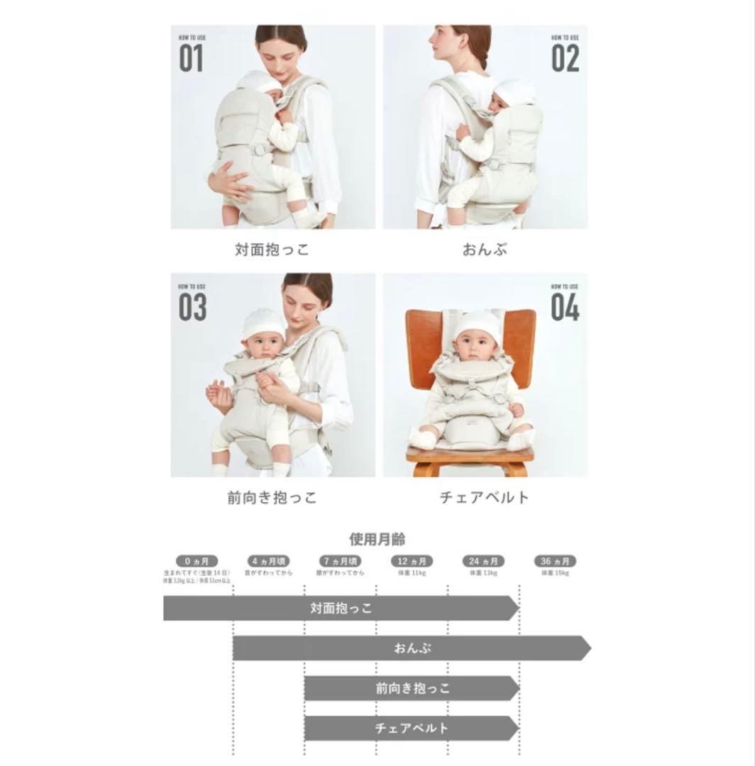 ベビーキャリオンピトレスク ×ユナイテッド アローズ　グリーンレーベル　抱っこ紐
