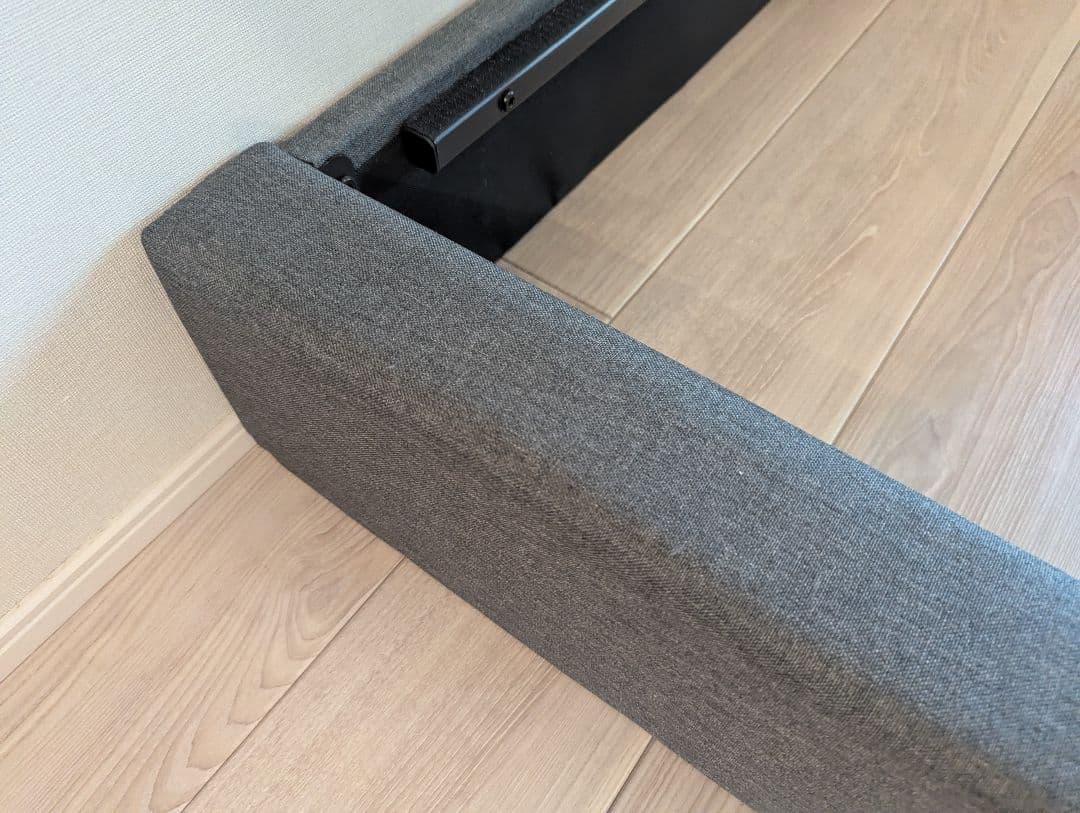 ZINUS 布張り ベッドフレーム シングル