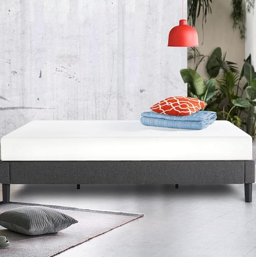 ZINUS 布張り ベッドフレーム シングル