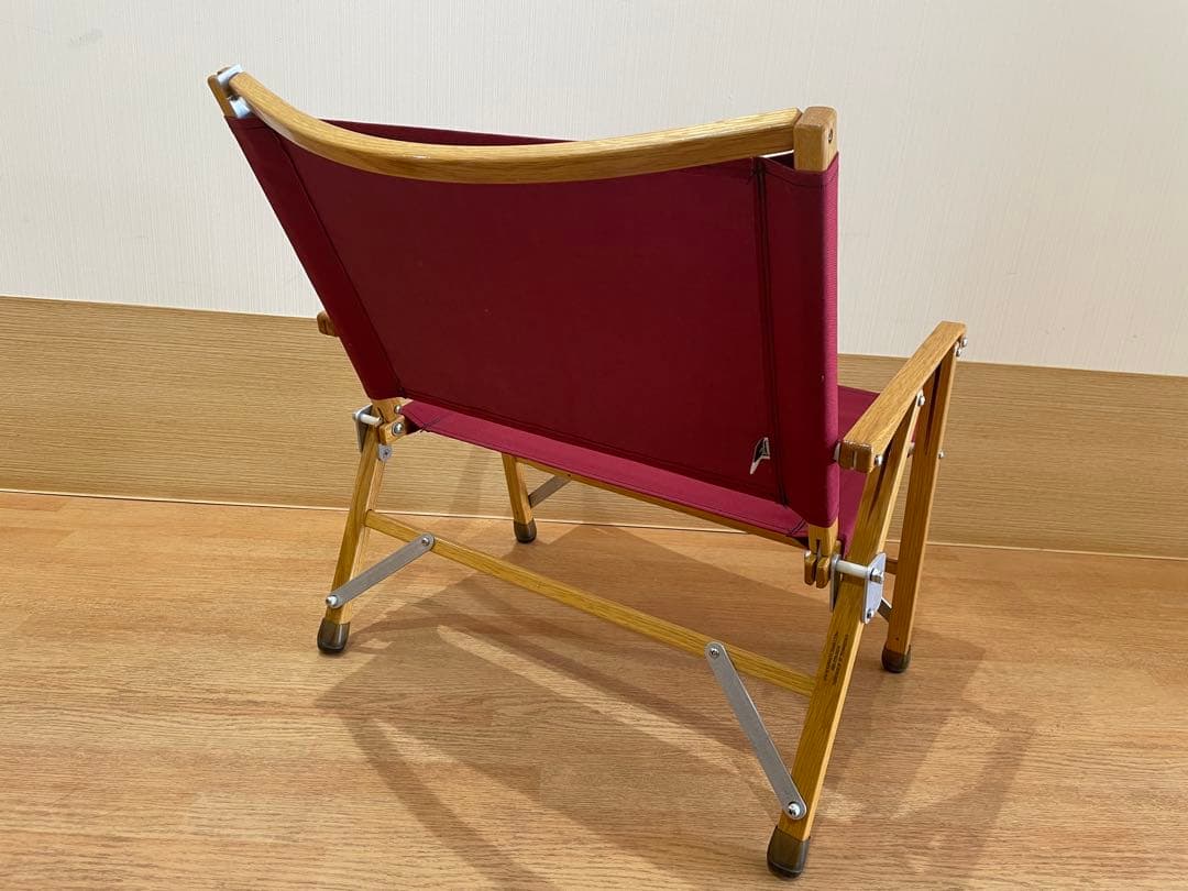 カーミットチェアワイド　バーガンディ　made in USA