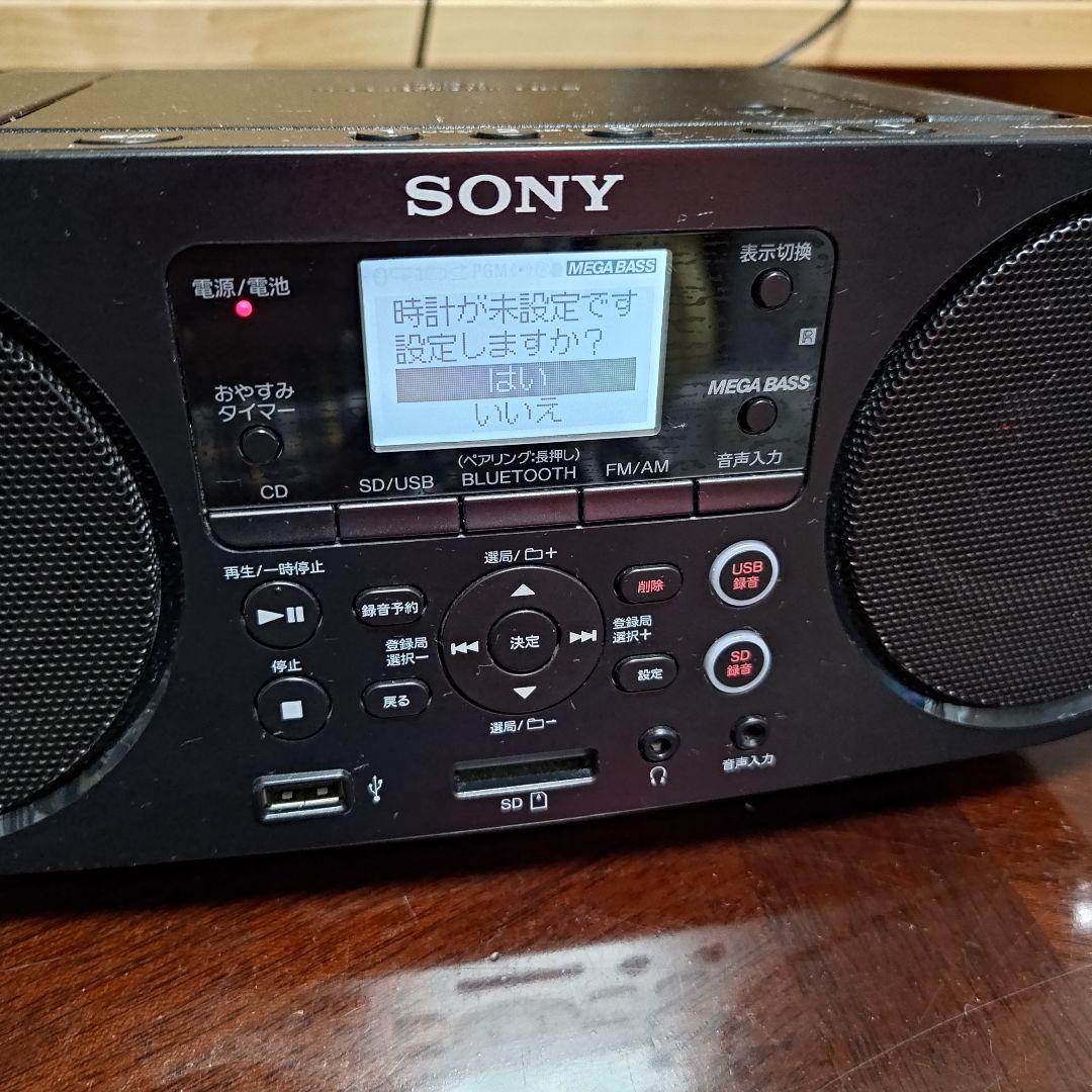 SONY CD・Bluetooth ラジカセ ZS-RS81BT 2018年製