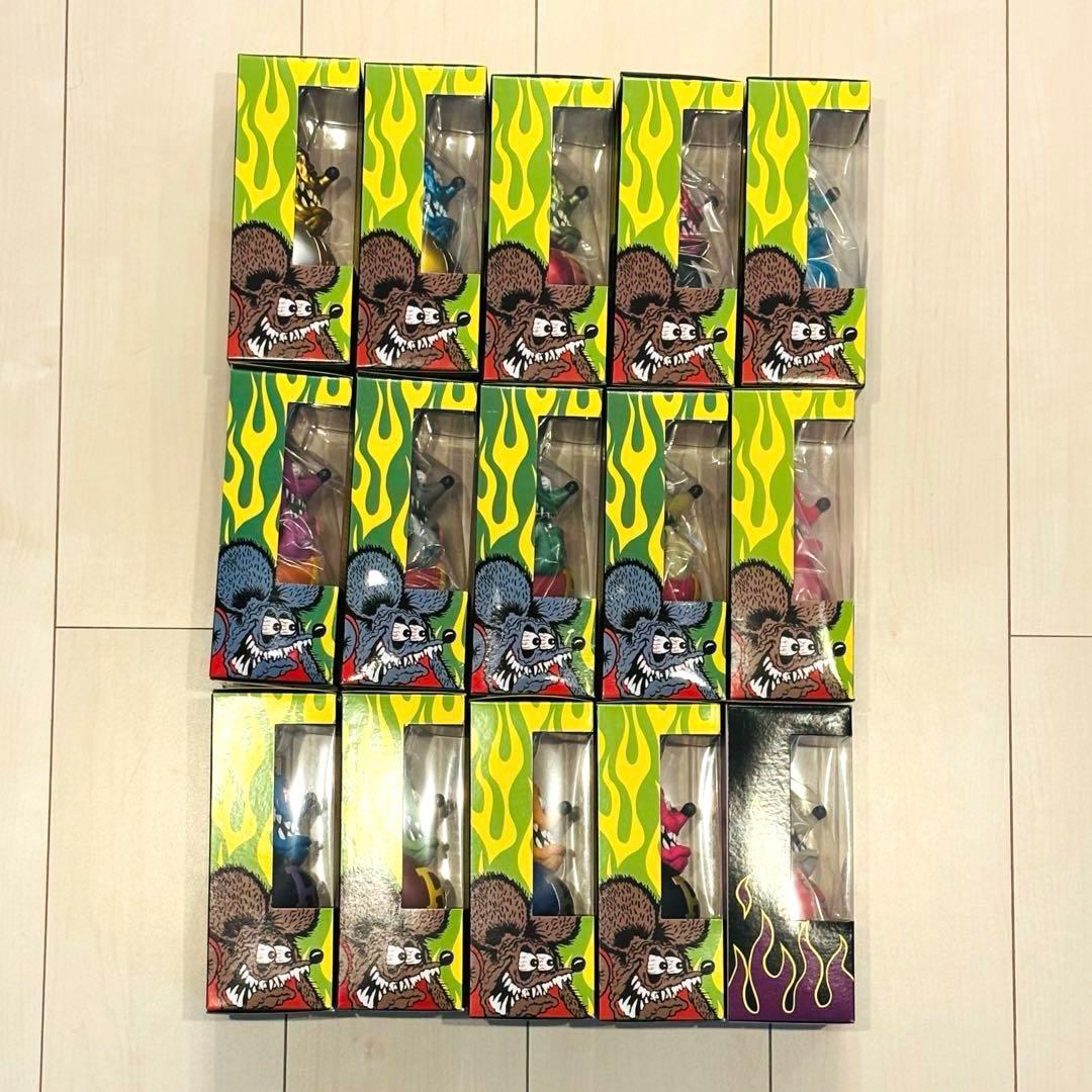 新品未開封 Rat Fink Wacky Wobbler フィギュア15体セット