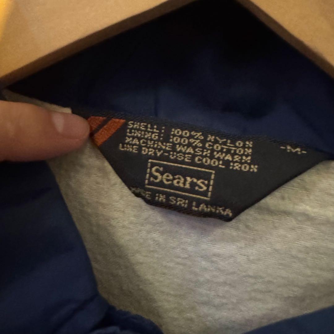 70s Sears ワッペンコーチジャケット 古着 M