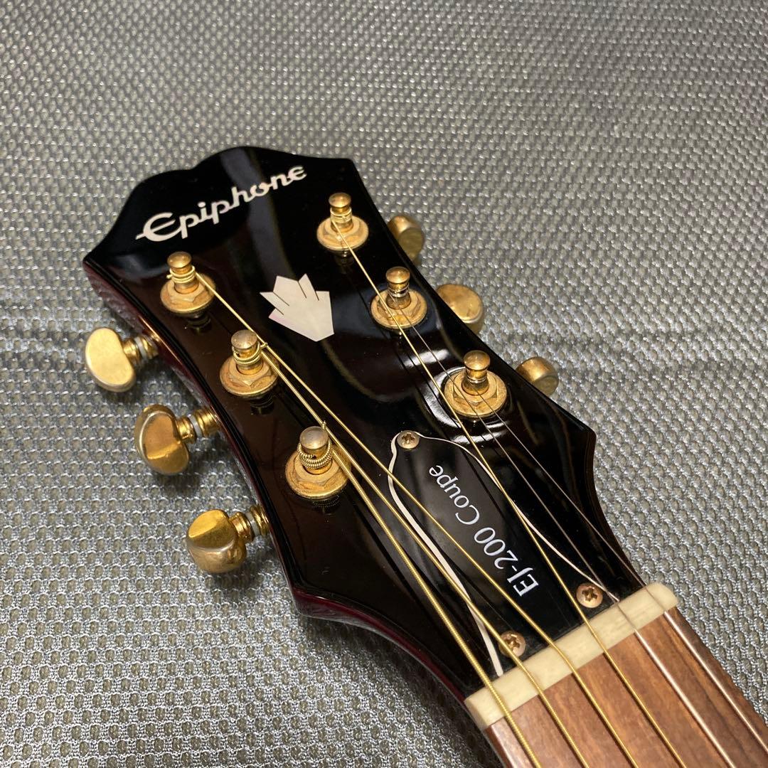 値下げ！EpiphoneエレアコEJ-200 Coupe WineRed