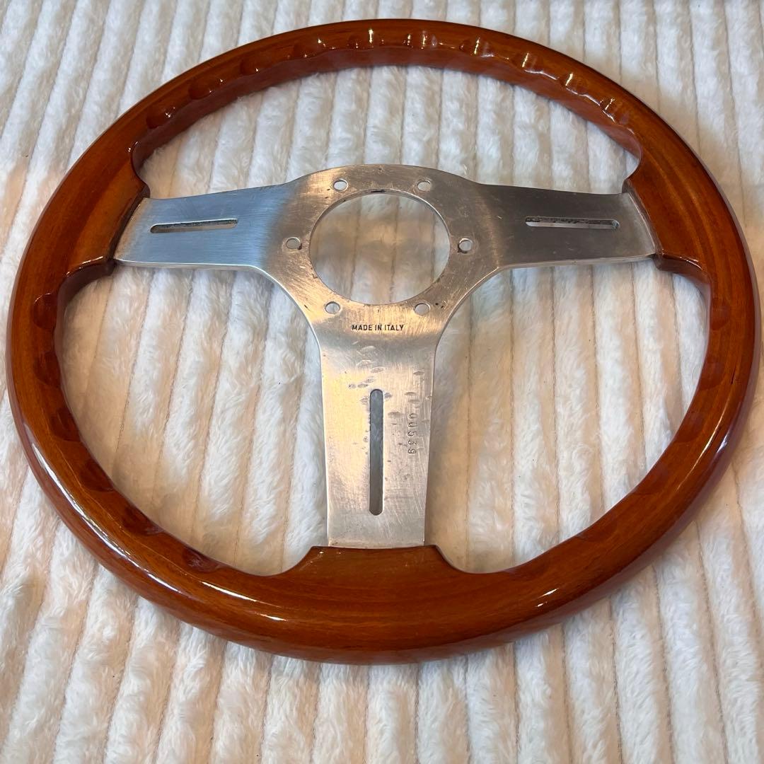 美品　Nardi ナルディ　ウッド　33π ステアリング