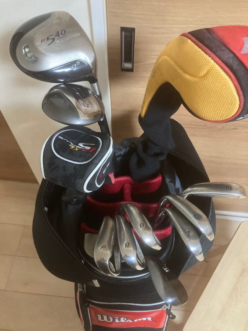 テーラーメイド　他　クラブセット　キャディバッグ　アイアン　中級・初心者向け