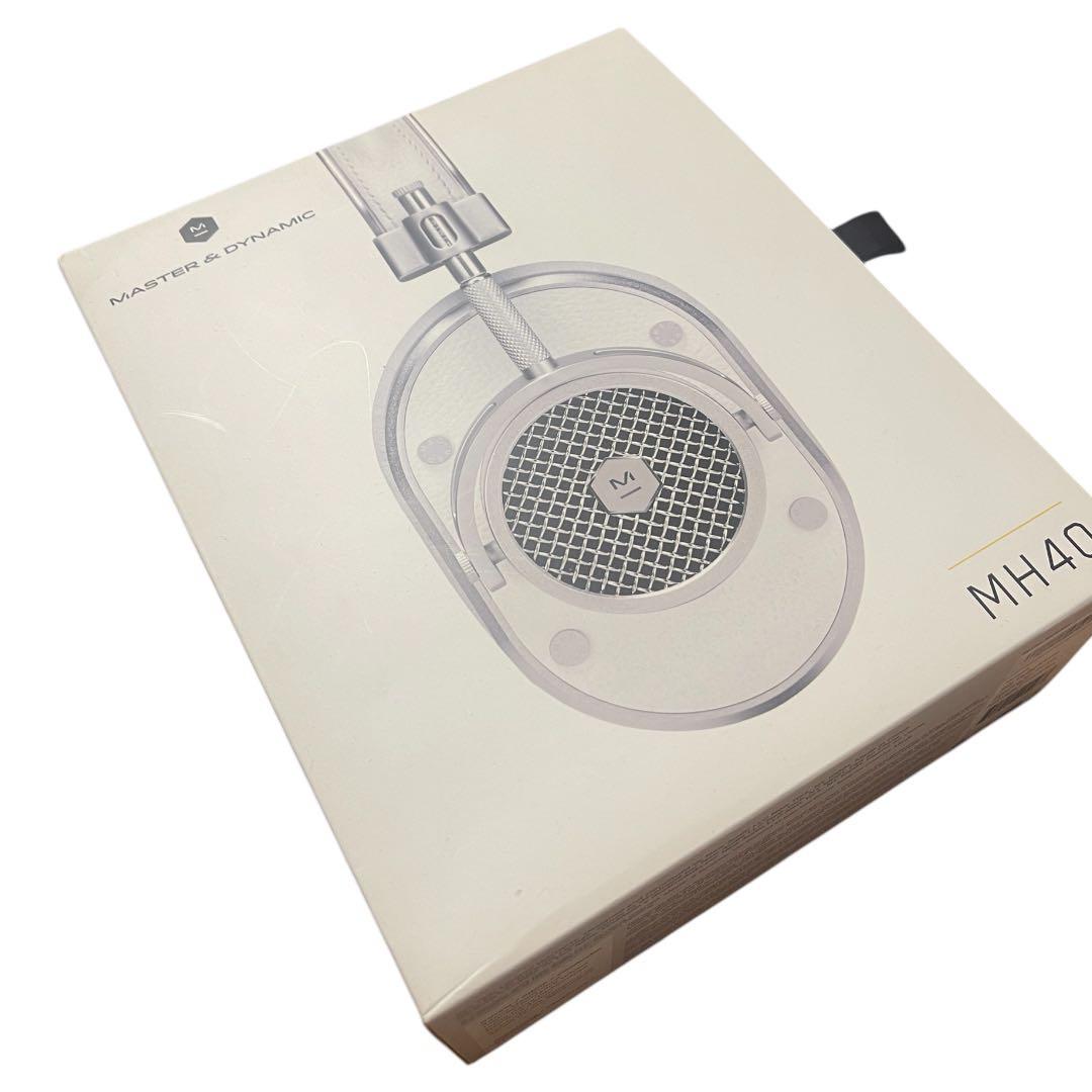 MH40 master&dynamic ホワイト　有線　ヘッドホン