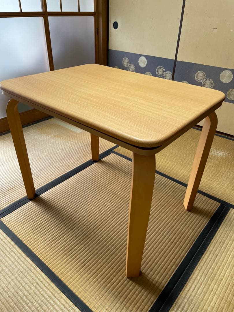 木製天板 ダイニング炬燵セット-1 (デスク炬燵、掛け布団)