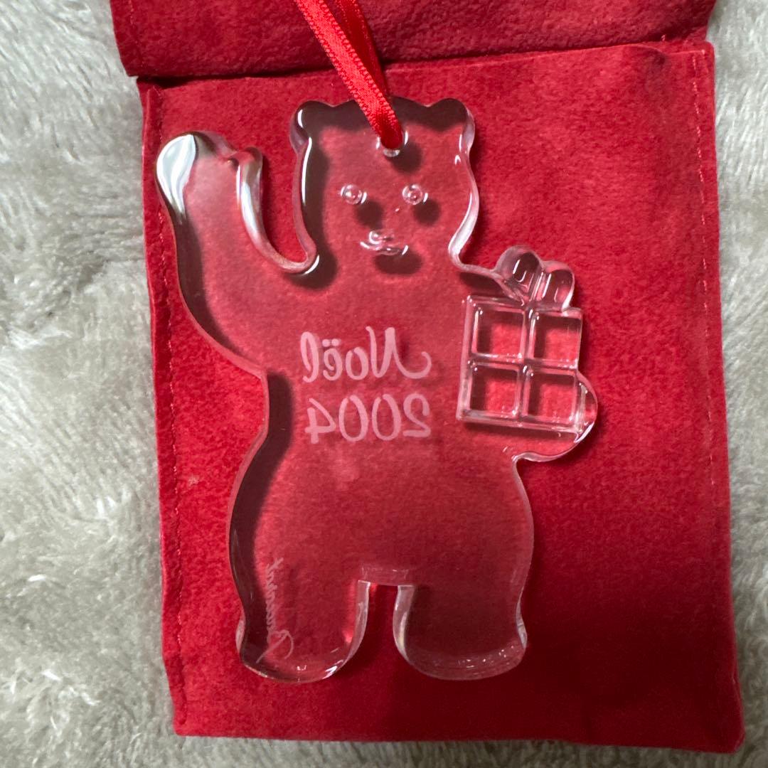 バカラ Baccarat クリスマスオーナメント 2004 ベア