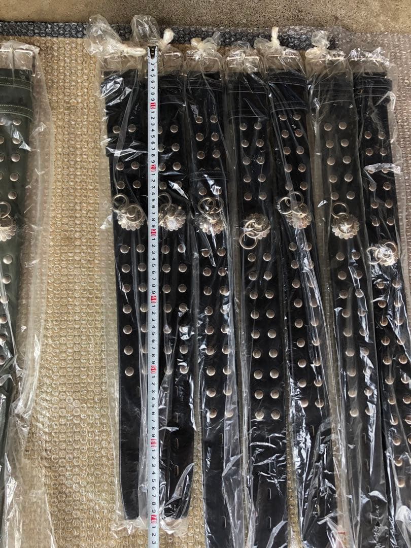 本革製スタッズ付　犬用首輪　渋い首輪　48本セット