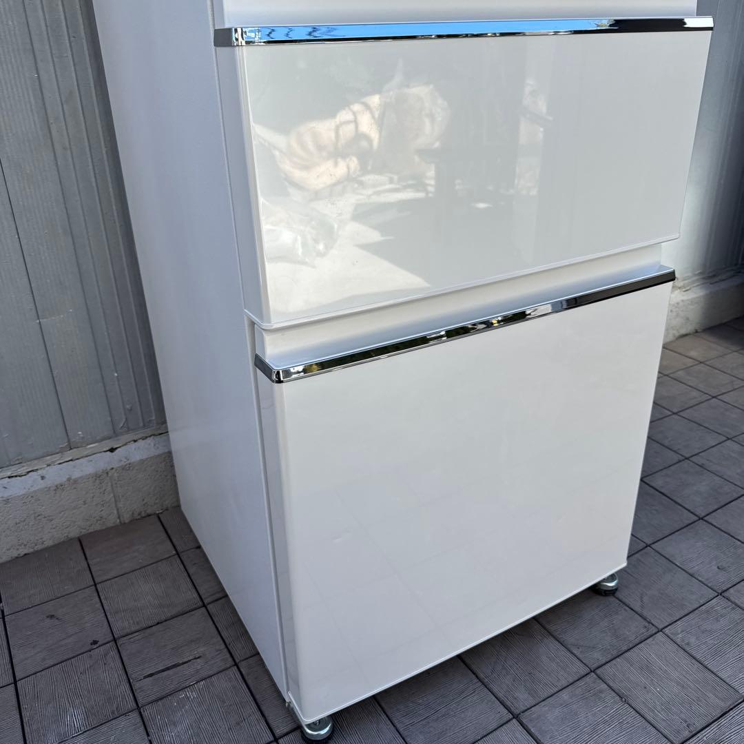 MITSUBISHI 2018年製 3ドア冷蔵庫330L 右開き パールホワイト