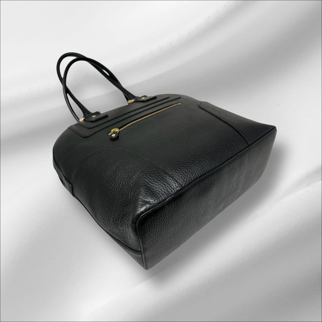 ちーちゃん様 ATAO アタオ ハンドバッグ アップル レザー ブラック