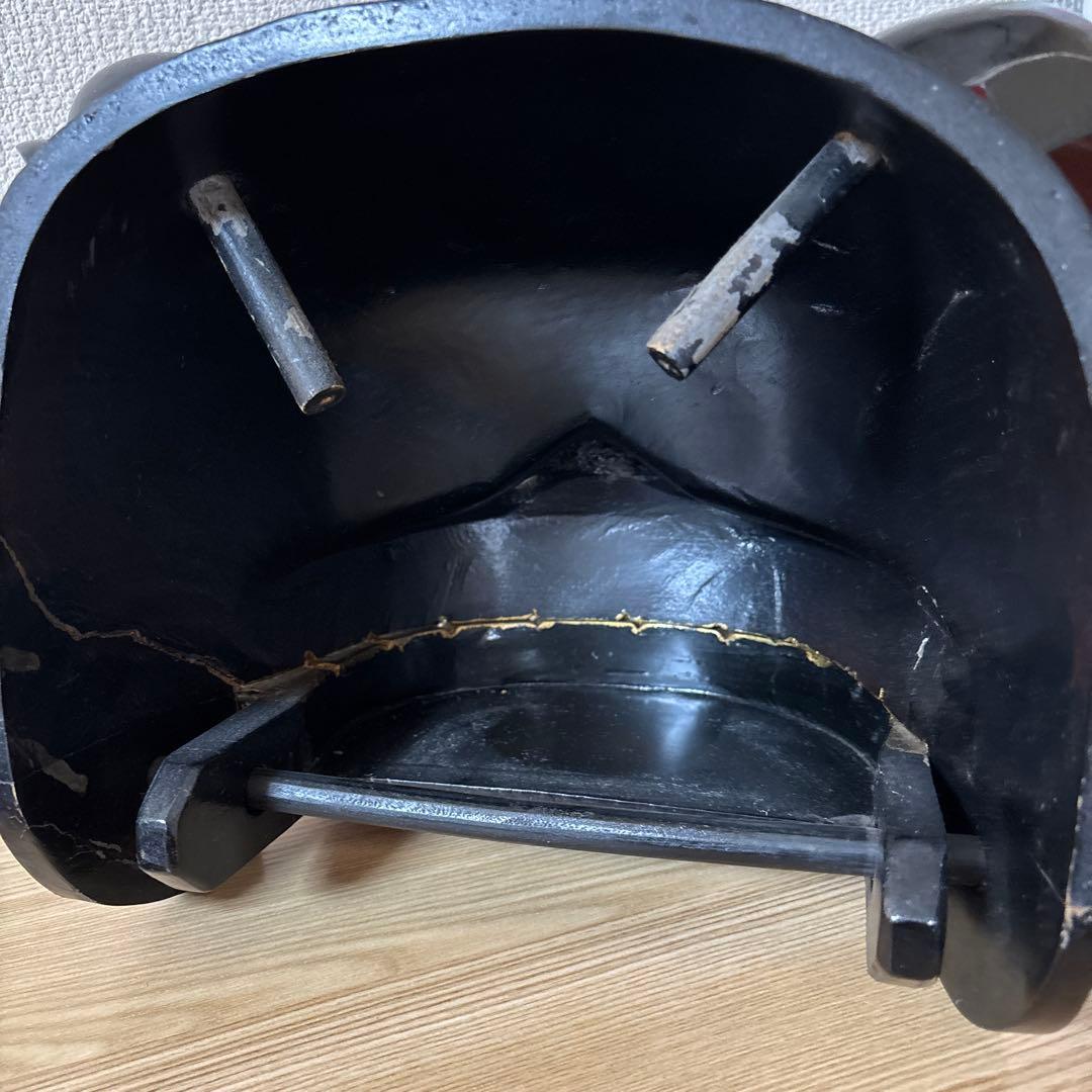 獅子頭 木彫り　魔除け　開運