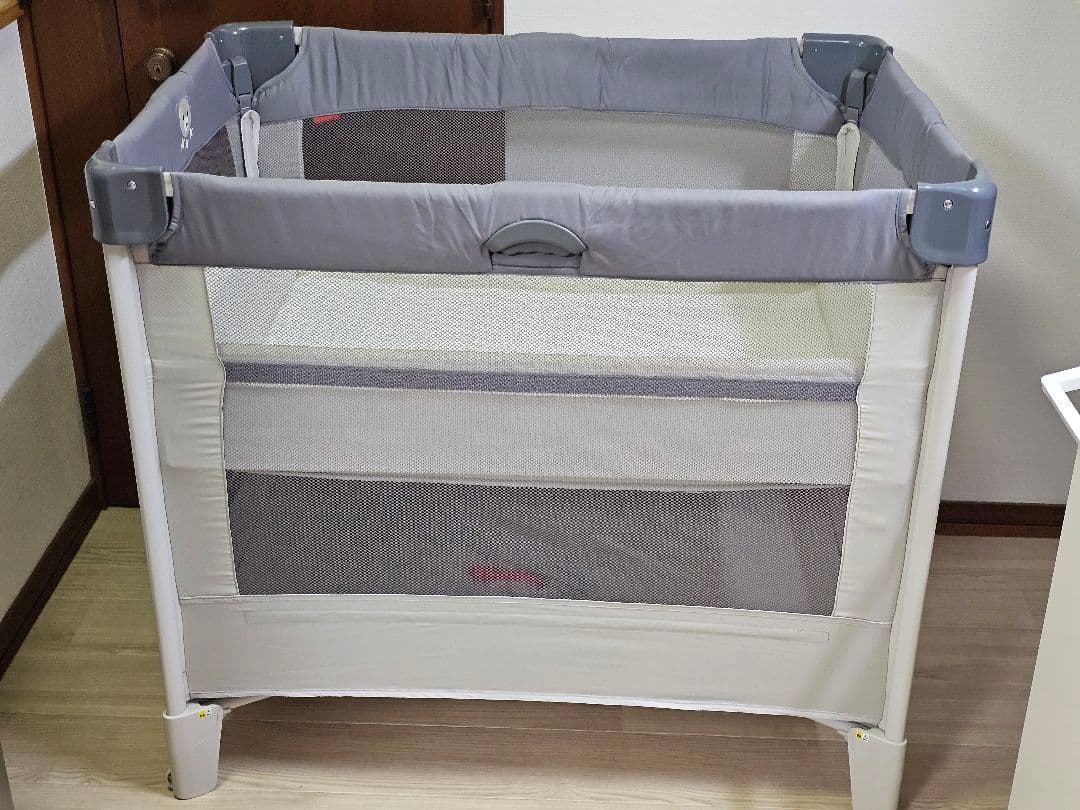 Aprica アップリカ ココネルエアーAB ベビーベッド グレーベア
