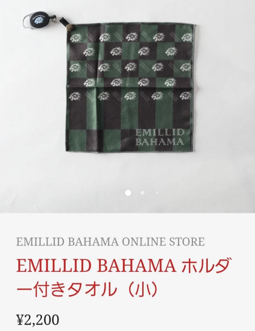 エミリッドバハマボストンバック・3点セット