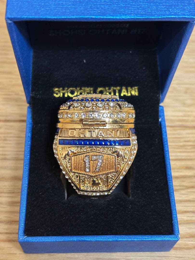 【厳選構成】大谷翔平 2024世界一リング＆トロフィー50/50会員証非売品4点