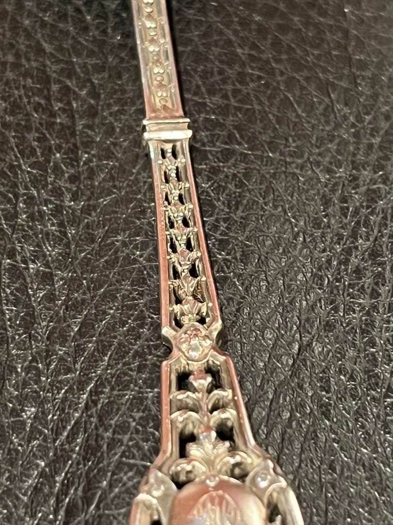 ピュイフォルカ　純銀製　スターリングシルバー　950製 ミニスプーン　調味料