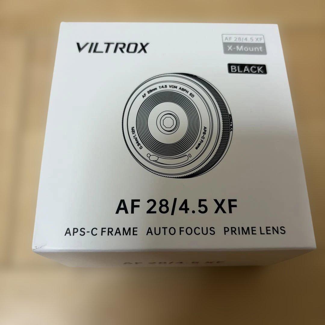 新同品 【VILTROX】AF 28mm F4.5 (Xマウント用)