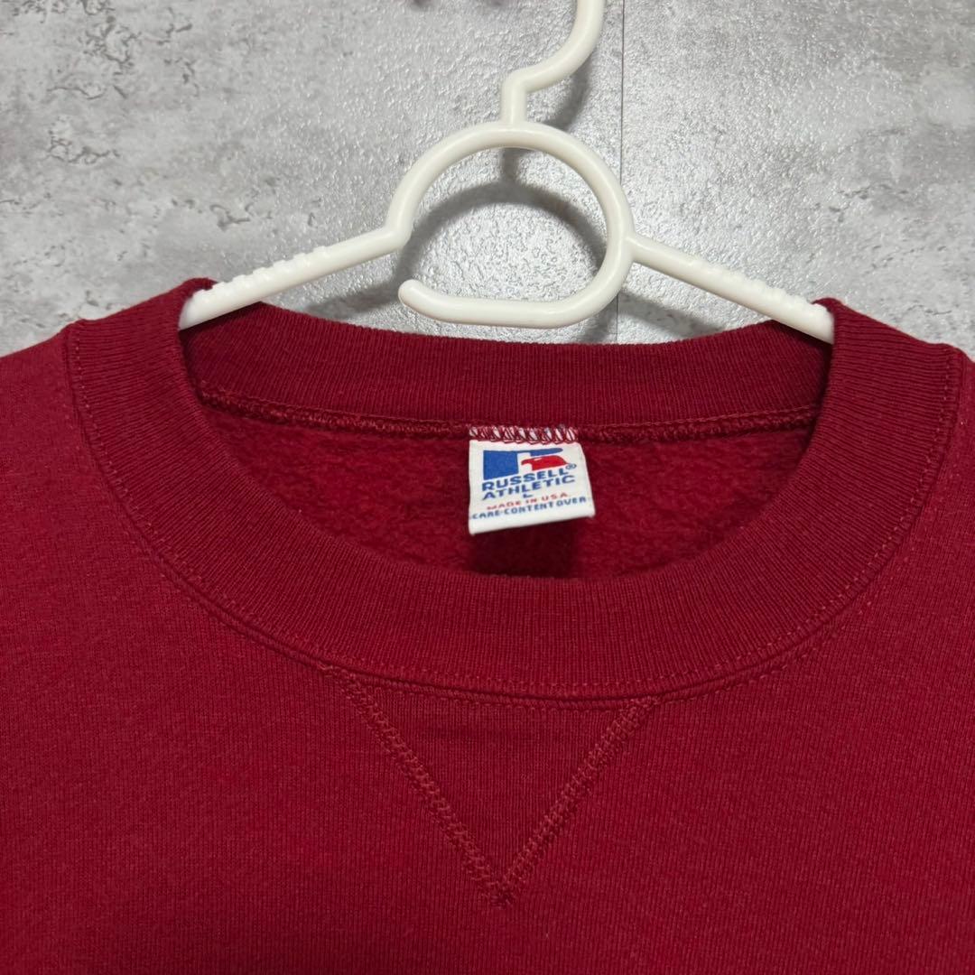 ち*ー様 90s RUSSELL ATHLETIC USA製 無地スウェット レ