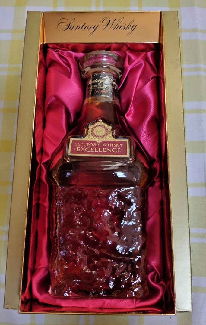 【レトロ】サントリー エクセレンス 古酒 箱入り ウイスキー 豪華ボトル
