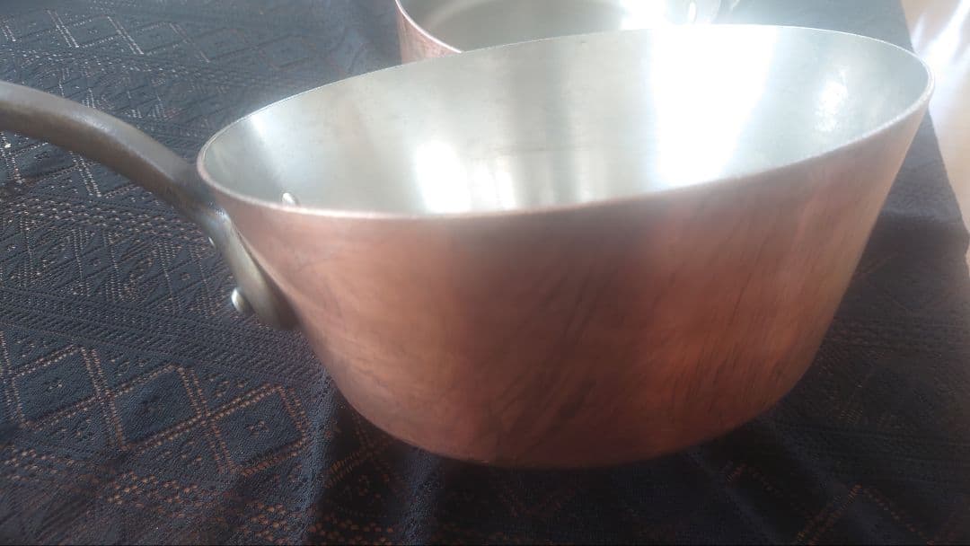 Mauviel　銅鍋24cm 銅鍋　銅製片手鍋　20cm 　2種