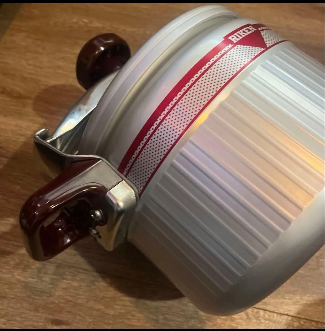 未使用品　理研 圧力鍋 PMC-600 クックオール6.0L レトロ　RIKEN