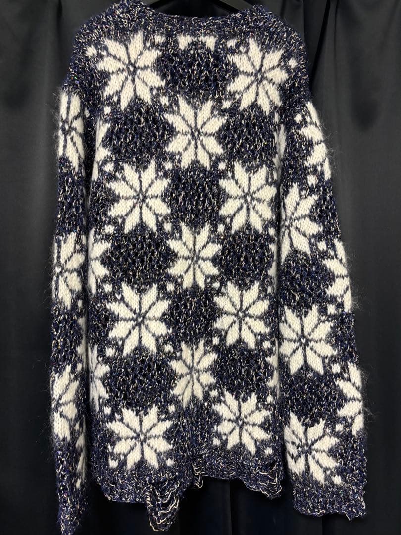 【定価93,500】ベッドフォード• Pattern Crew Neck