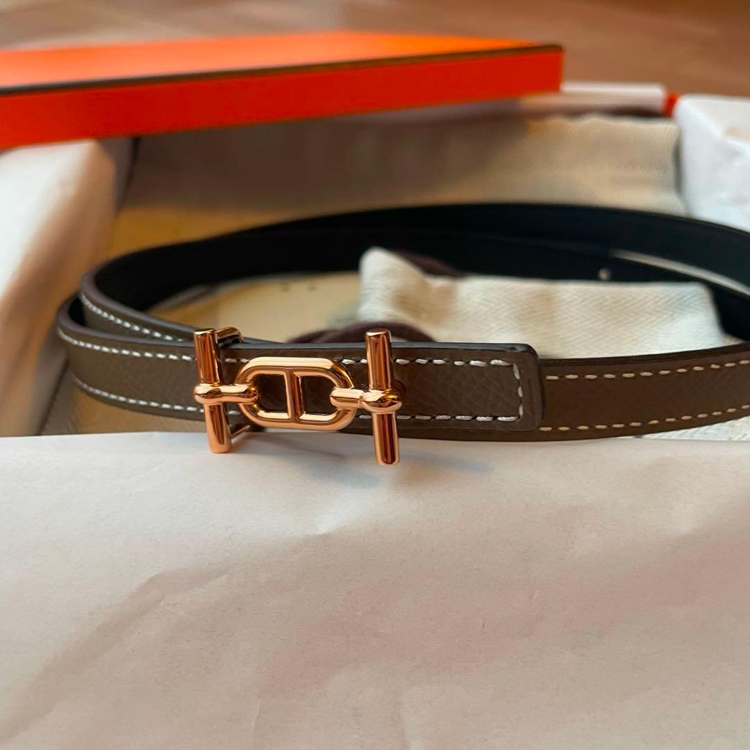 HERMES エルメス　レディースベルト　75cm エトープ　未使用