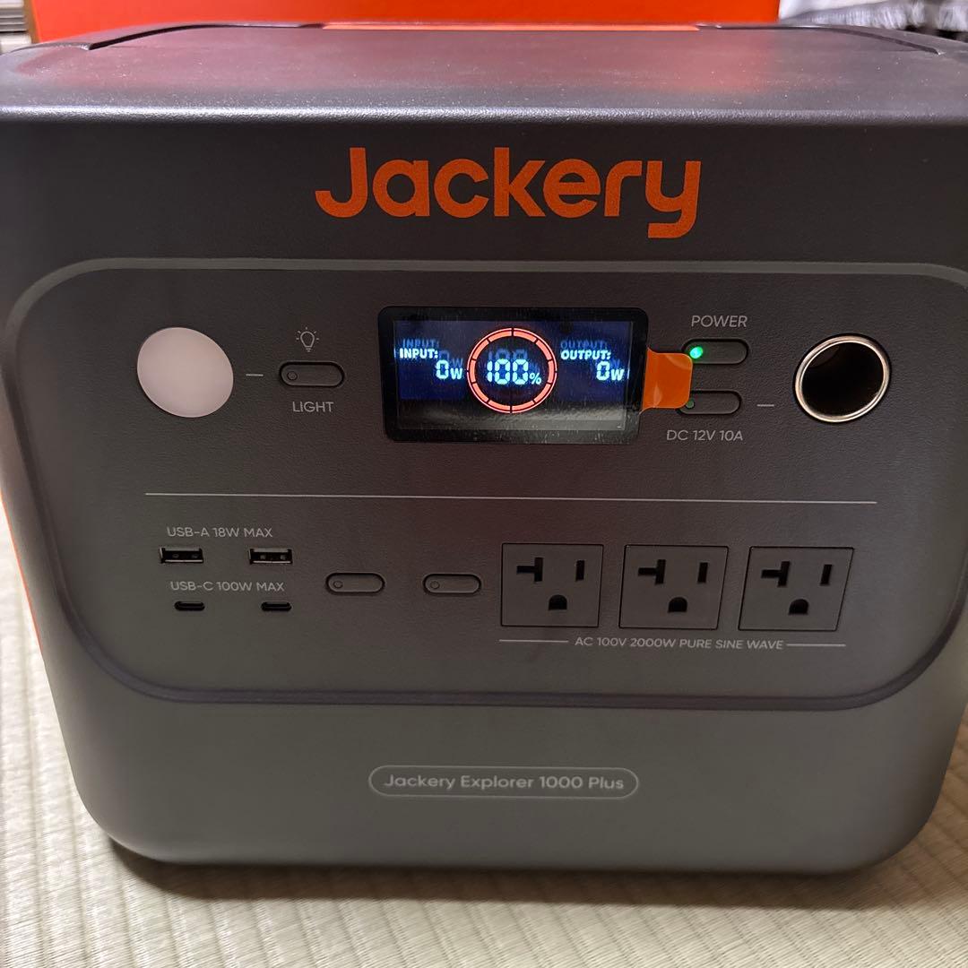 Jackery ポータブル電源　1000 plus