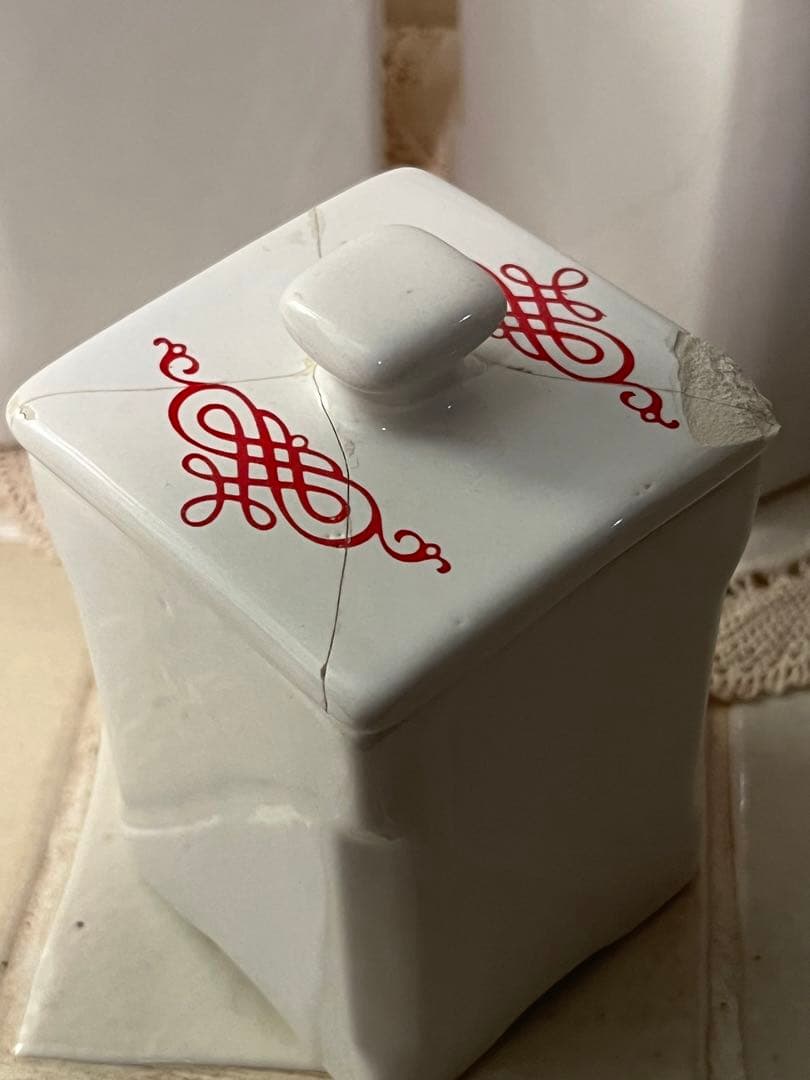 キャニスター5点セット　陶器製