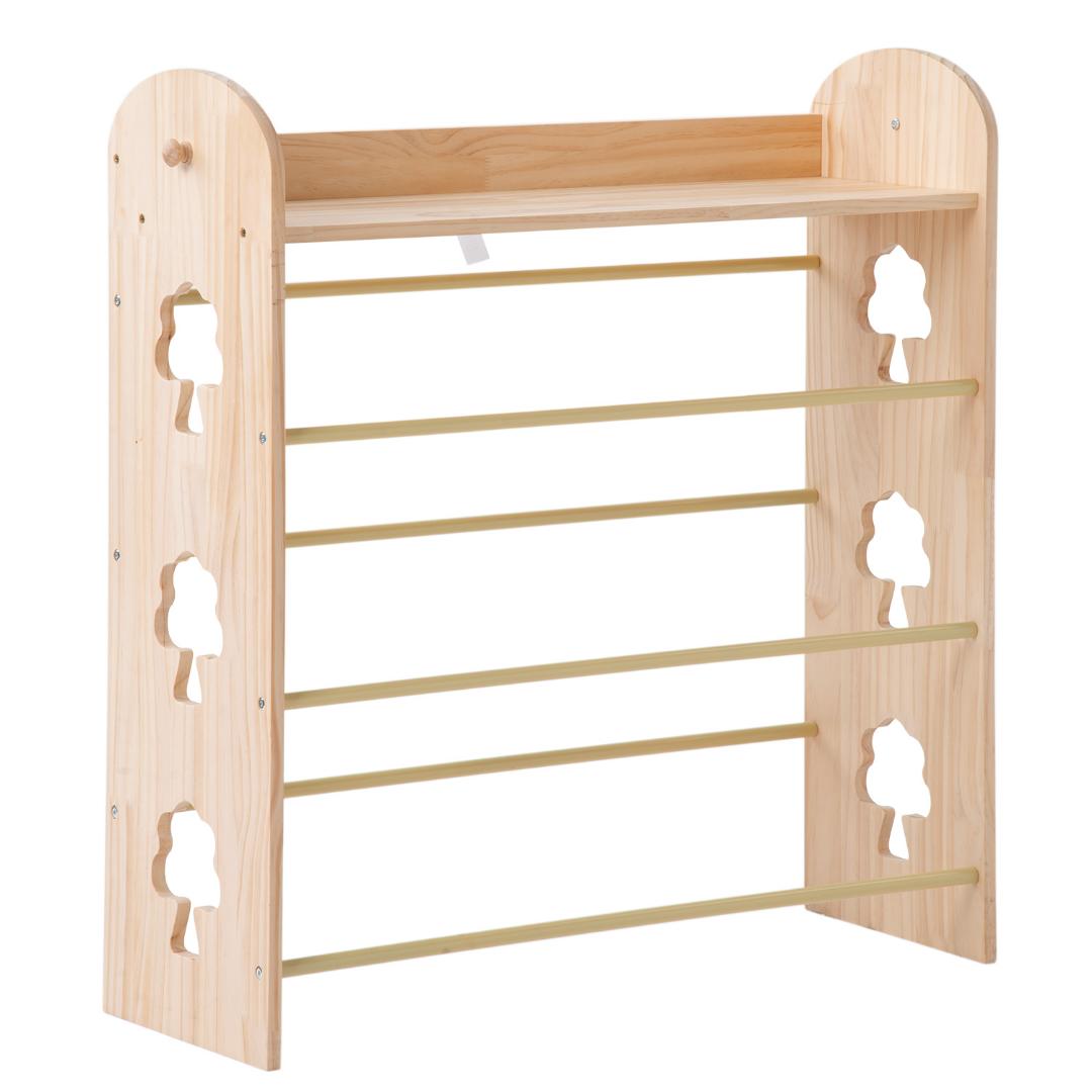 天然木 オモチャ収納 ラック おもちゃ箱 おしゃれ ワイドタイプ 大容量 絵本棚