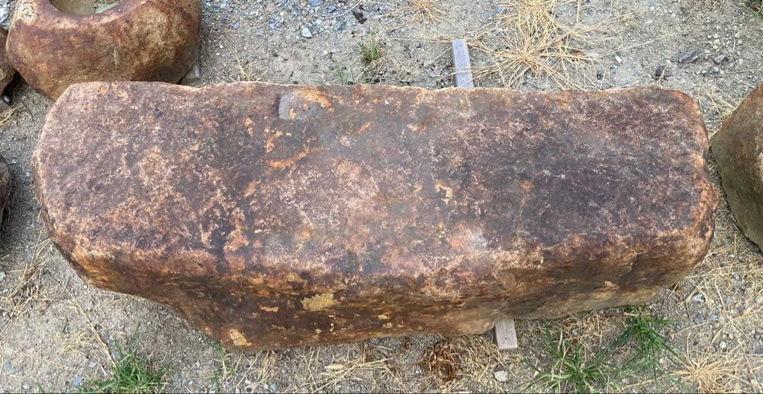 丹波鞍馬石沓石　長方形