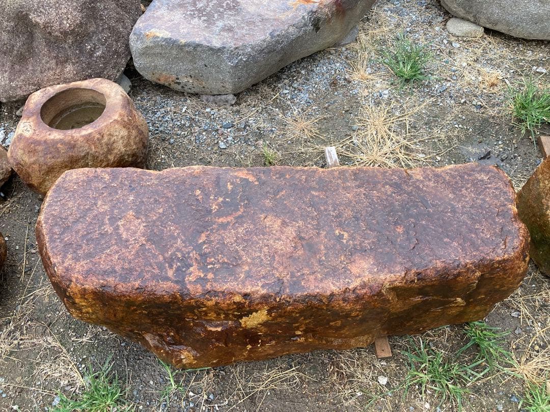 丹波鞍馬石沓石　長方形