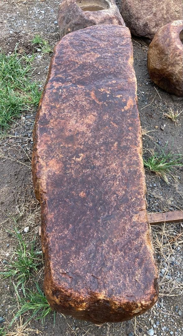 丹波鞍馬石沓石　長方形