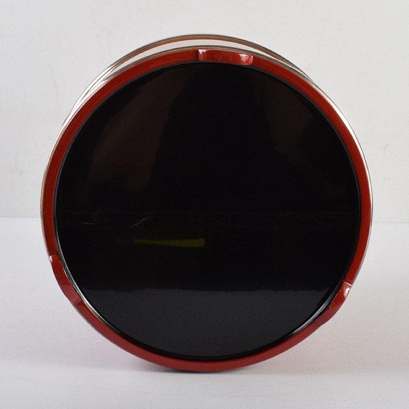 専用　浜木松峰　朱塗銀タガ　手桶水指　堀内宗完(兼中斎)極め箱　VR8538H