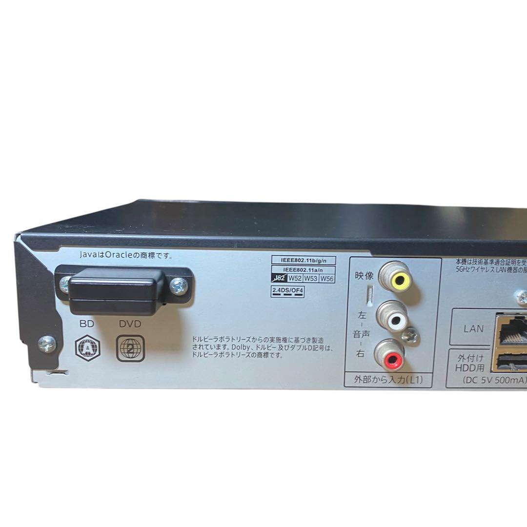 【美品】SHARP BD-W1700 1TB ブルーレイレコーダー　純正リモコン