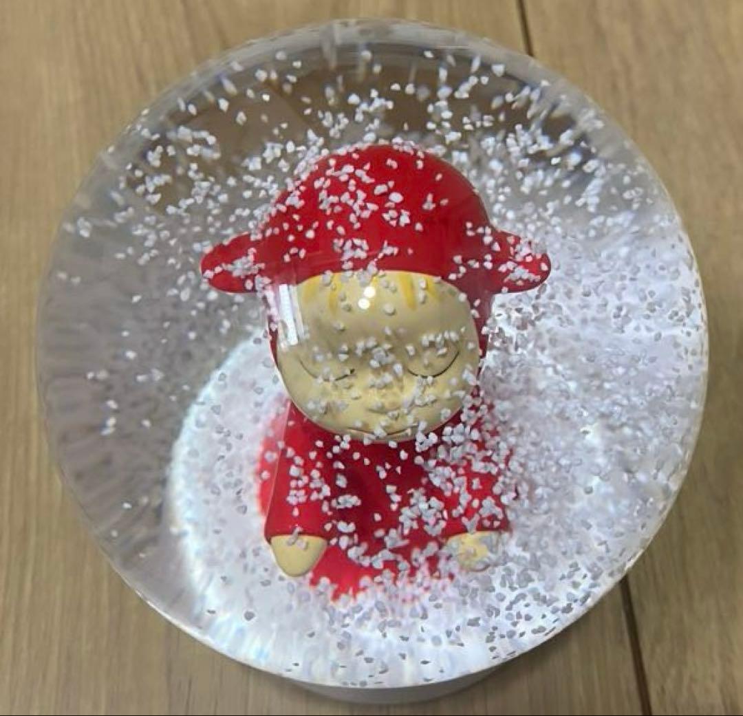 【新品】 奈良美智 スノードーム レッド Little Wanderer