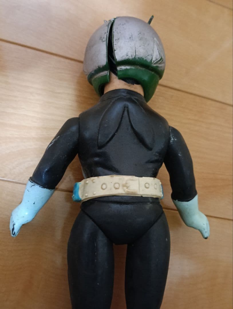 当時物初代仮面ライダー フィギュア ヘルメット付き