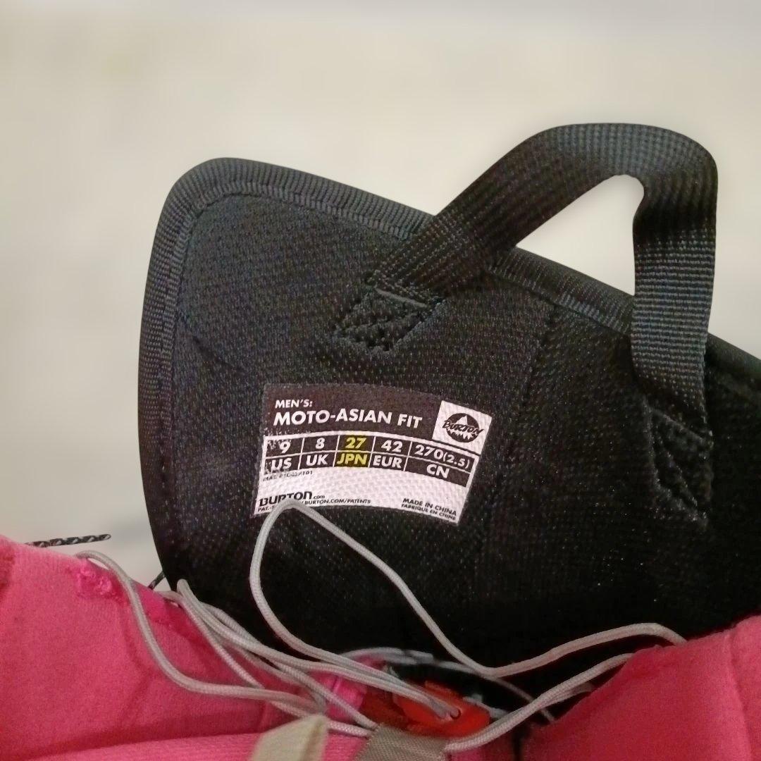 Burton Moto スノーボードブーツ ブラック/ピンク