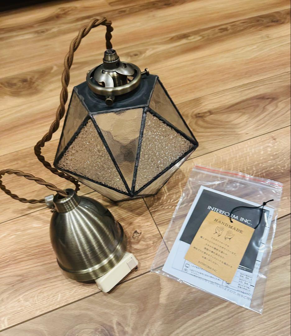 【新品未使用】インターフォルムペンダントライトマリーズ ダングル3クリア照明