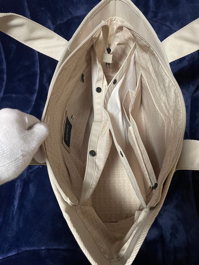 美品　パーリーゲイツ　ロッカーバック　ベージュ