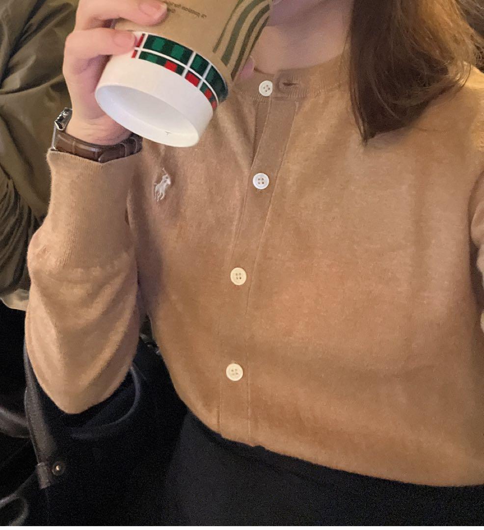 Polo Ralph Lauren ブラウン カーディガン