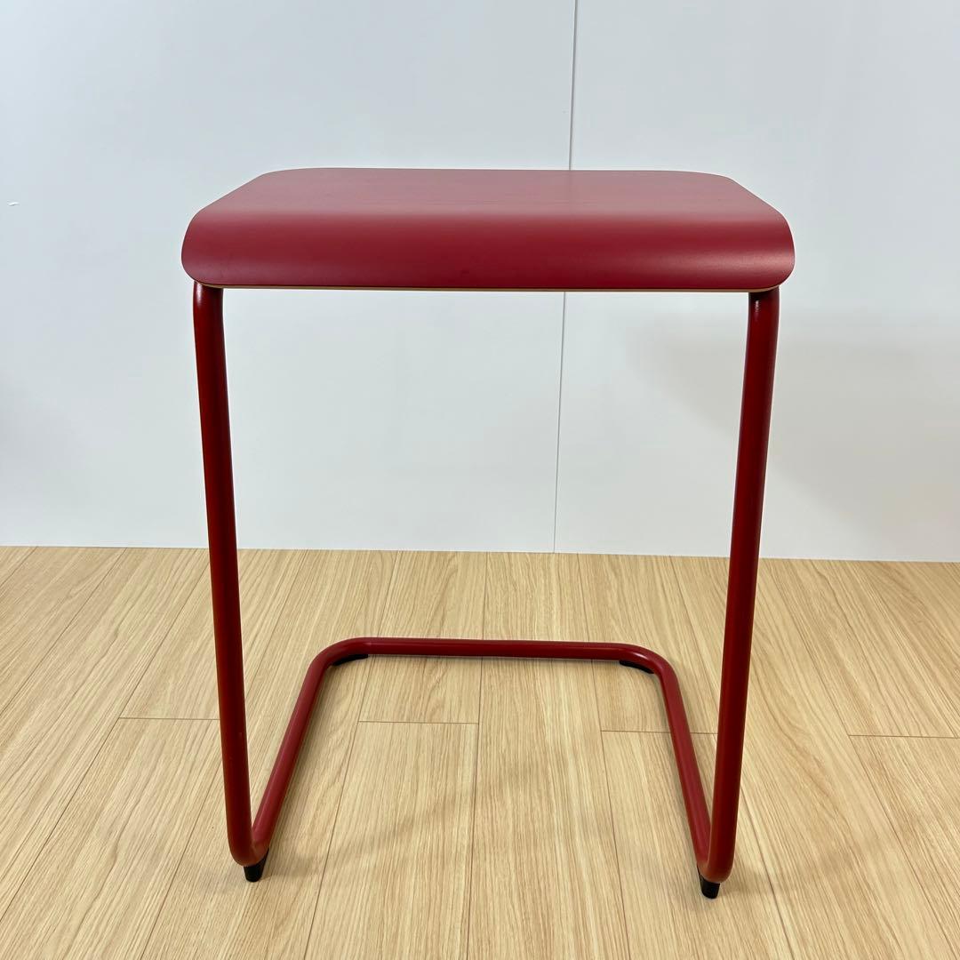 Knoll ノール トボガン プルアップテーブル メラミン天板　レッド　赤