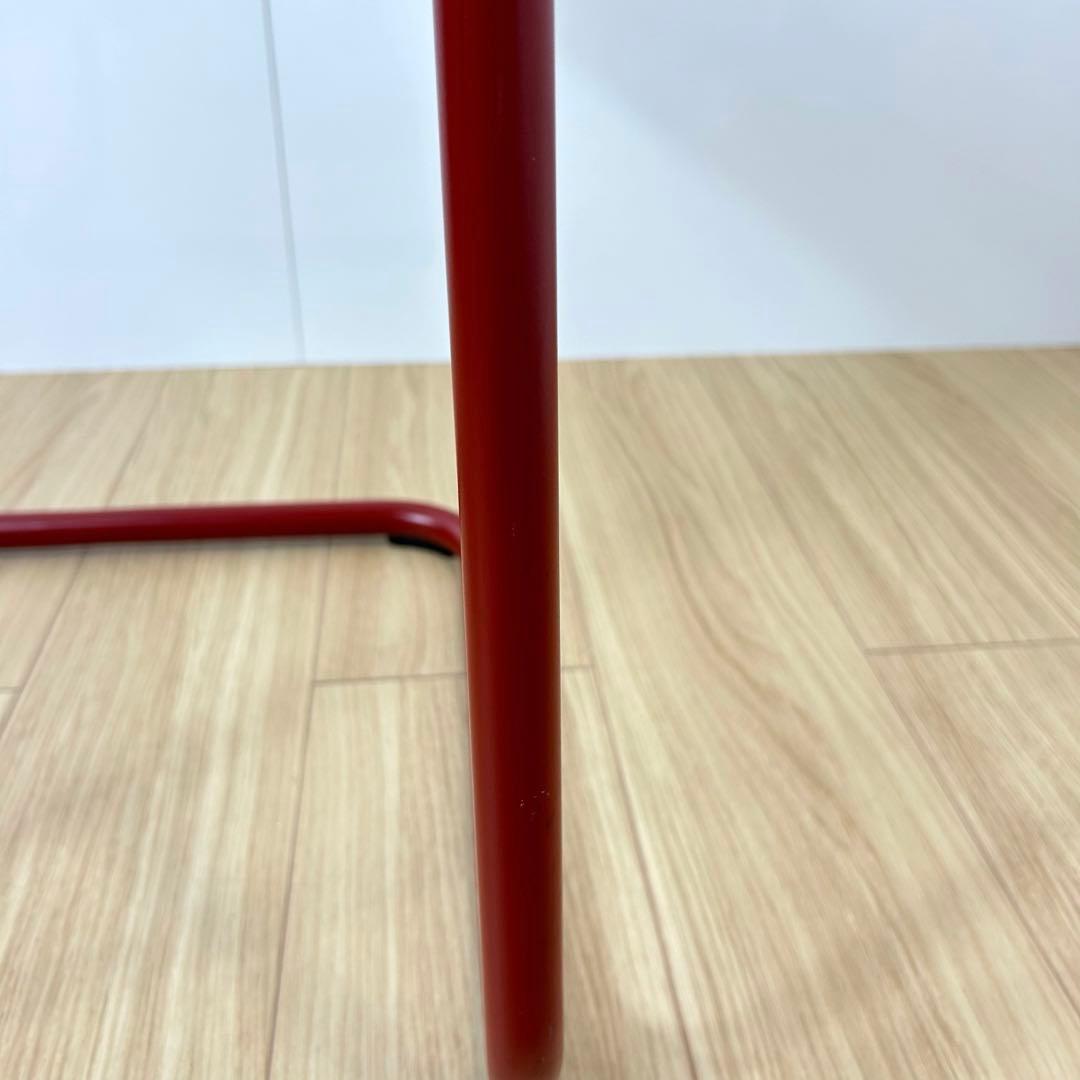 Knoll ノール トボガン プルアップテーブル メラミン天板　レッド　赤