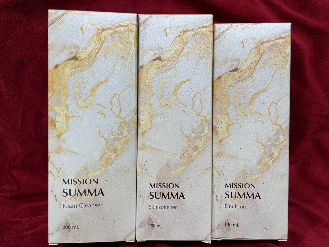 MISSION SUMMA 3点セットミッションスムマ新品未開封　洗顔化粧水乳液
