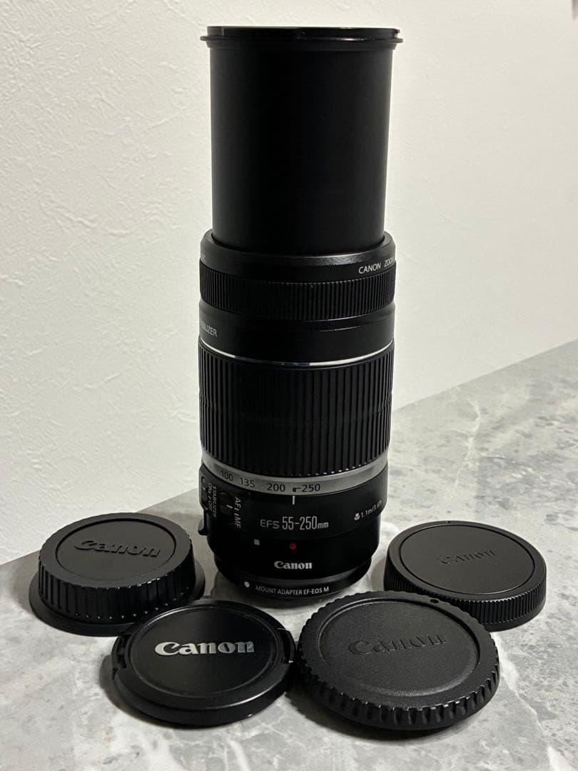 ⭐️美品⭐️Canon EFS 55 250 IS & EF-EOS M アダプター