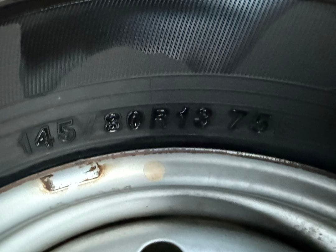 四代目ヨコハマサマータイヤ145／80R13 75Sホイールセット深溝