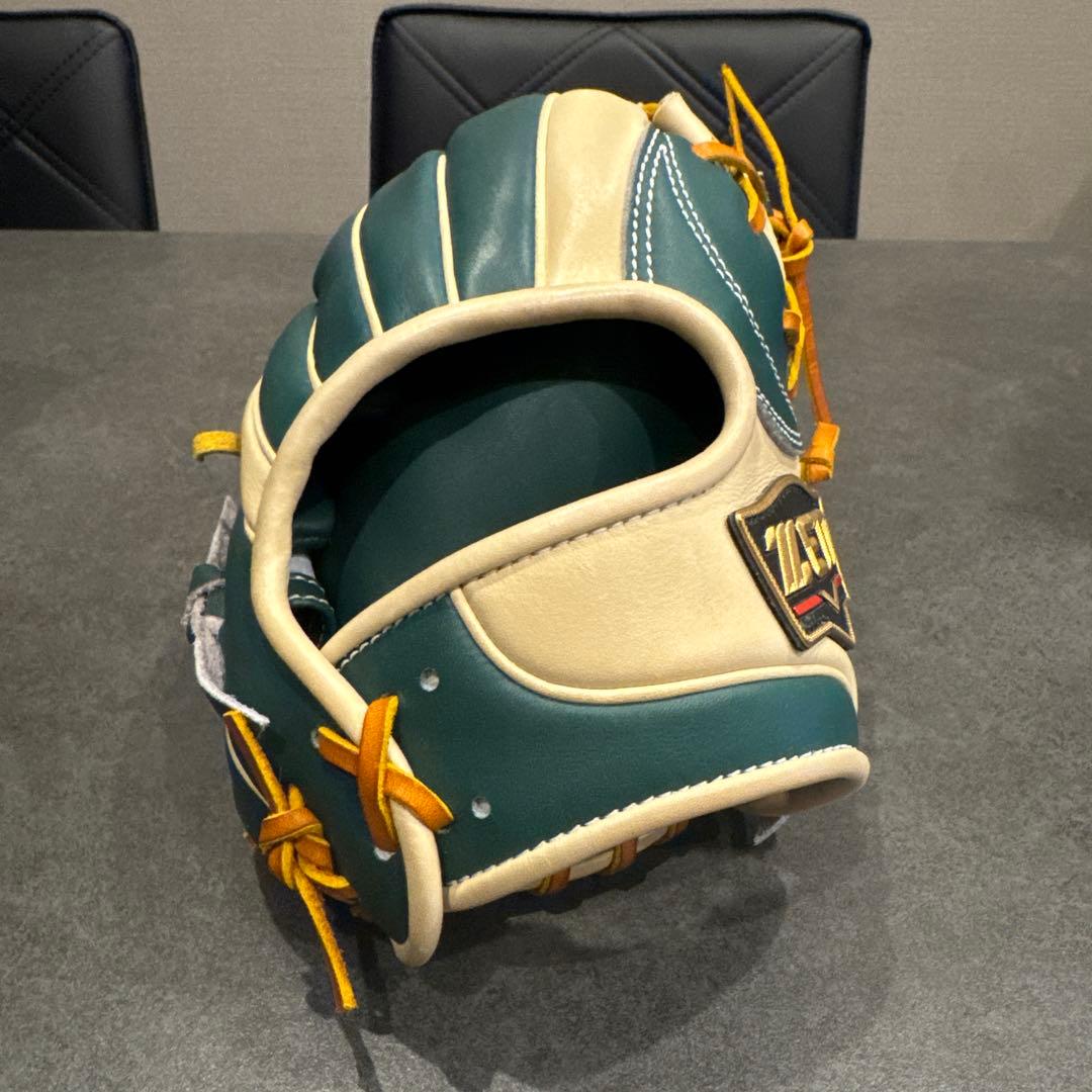 お値下げ！今宮モデル　ZETT 軟式グローブ プロモデル 緑/ベージュ