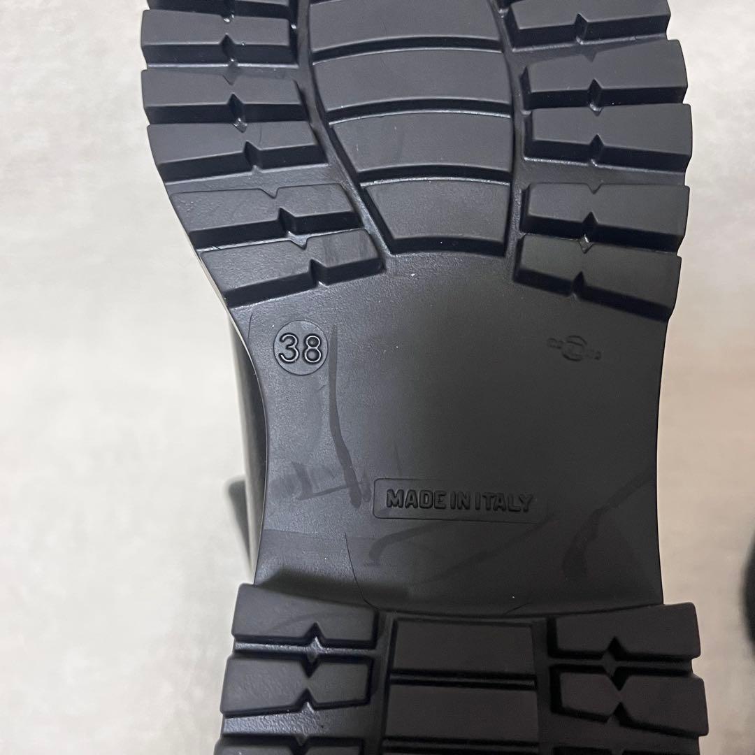 【CORSOROMA9】極美品 ロングブーツ ブラック レザー