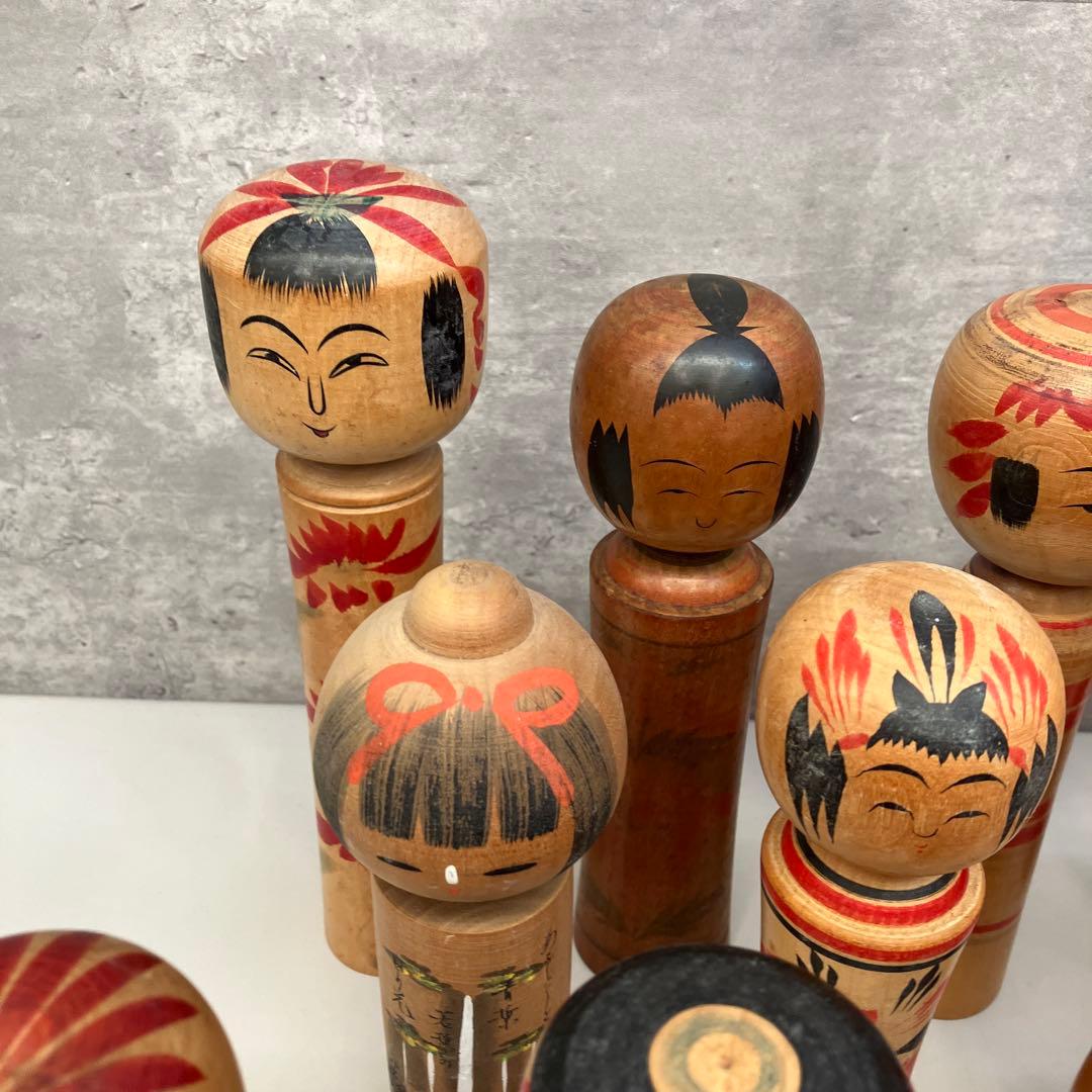 昭和レトロ こけし 小芥子 26体セット セット売り まとめ売り 木製 伝統工芸
